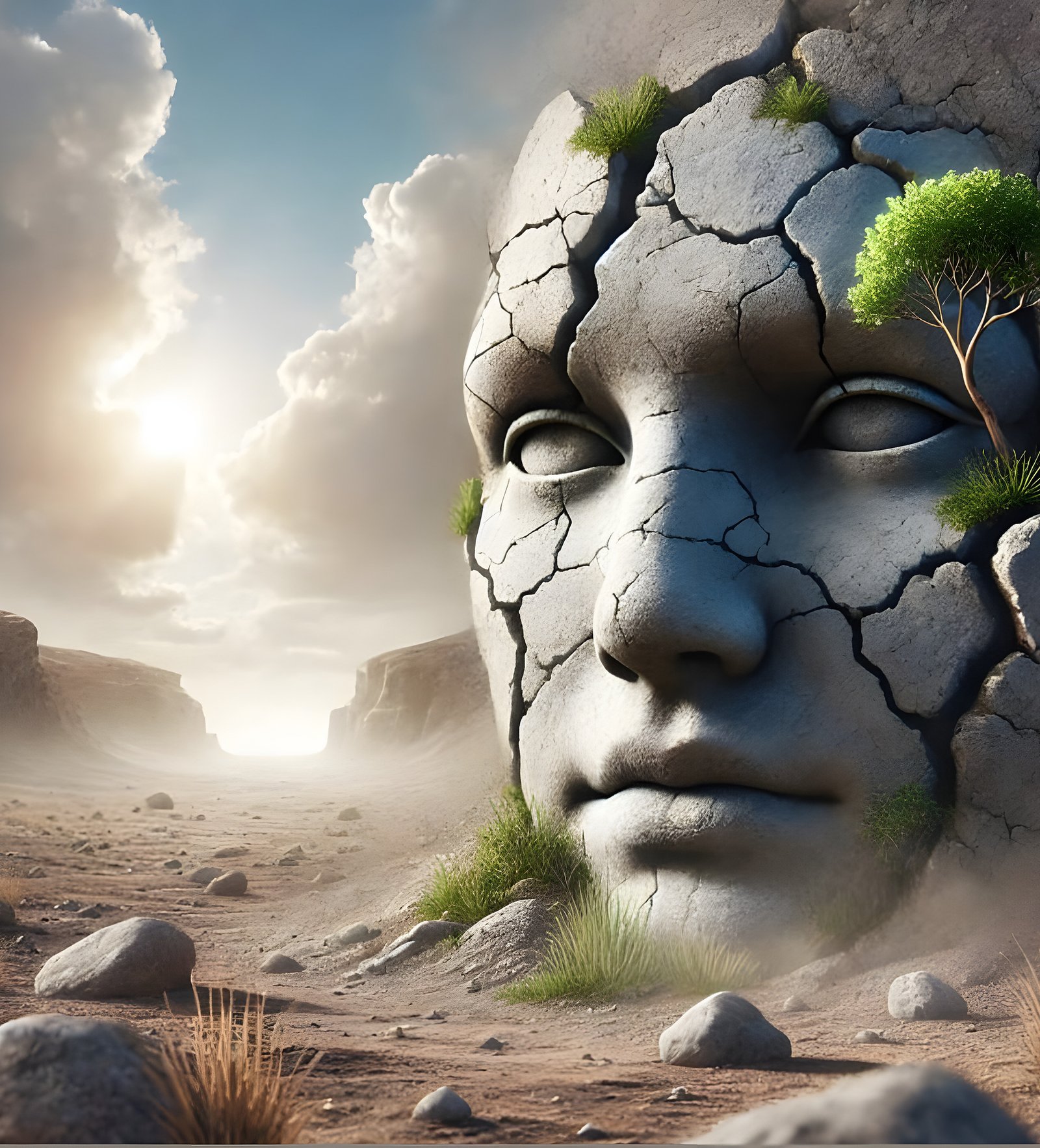 Cracked But Living