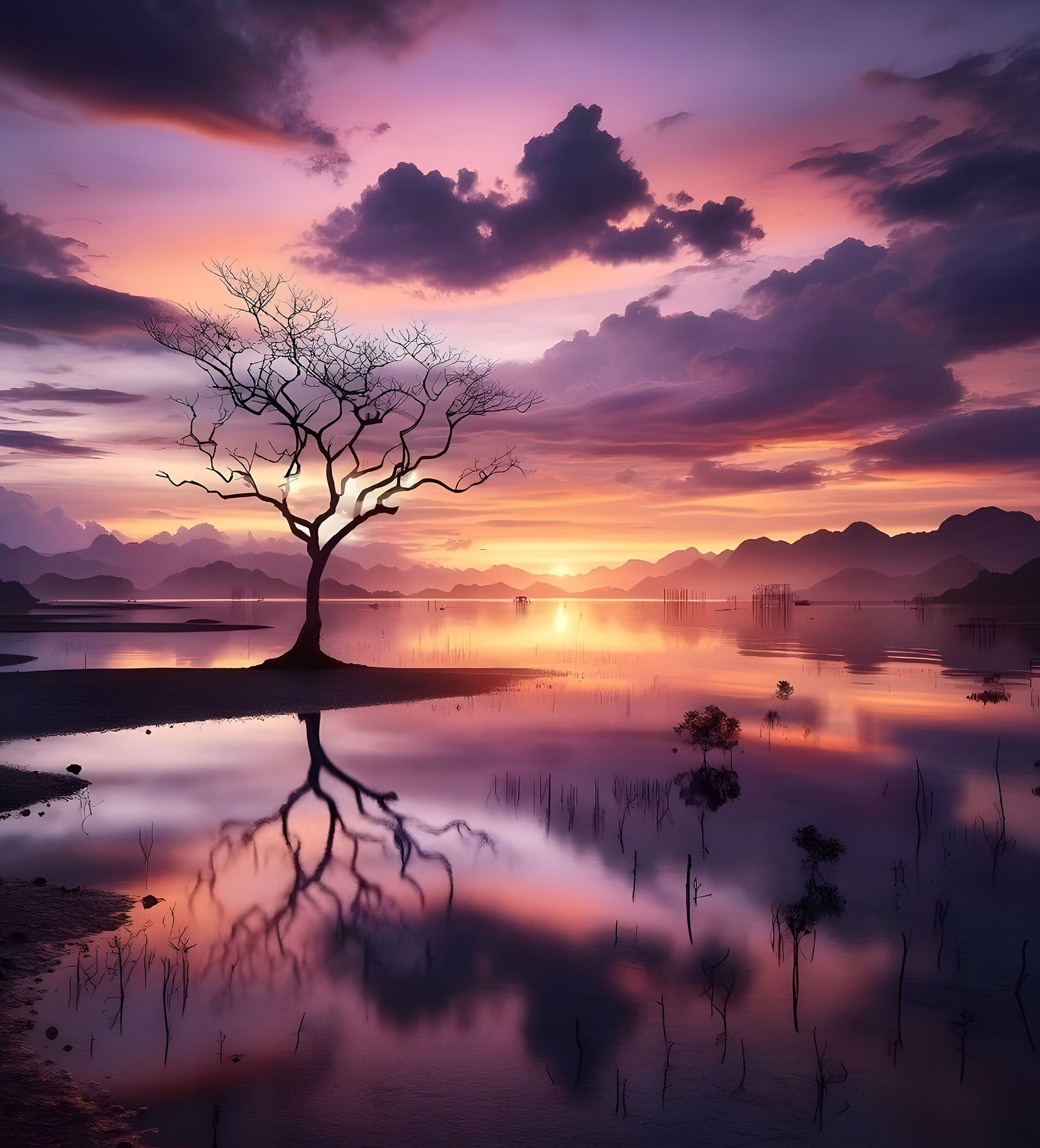 Reflections at Dusk