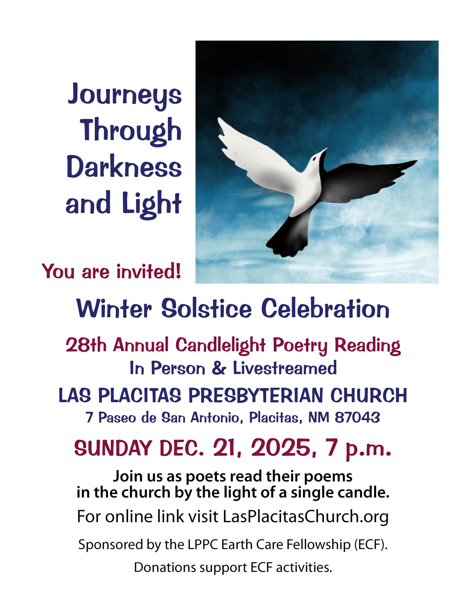 28th Annual Candlelight Poetry Reading